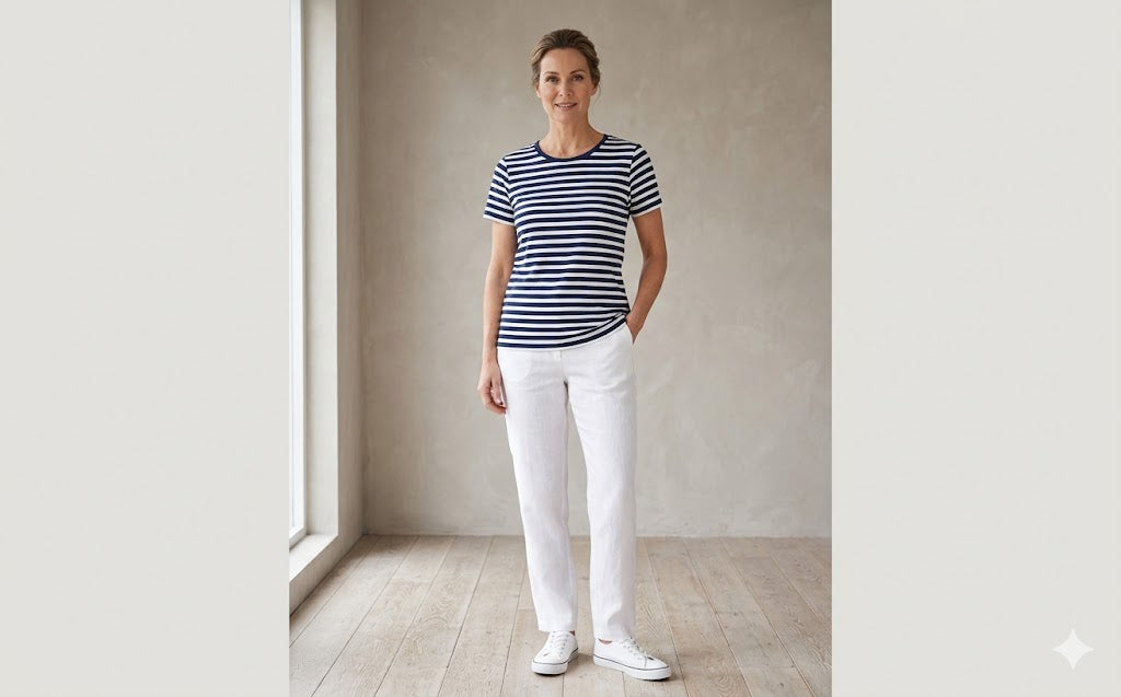 Mac and Me Striped Tee