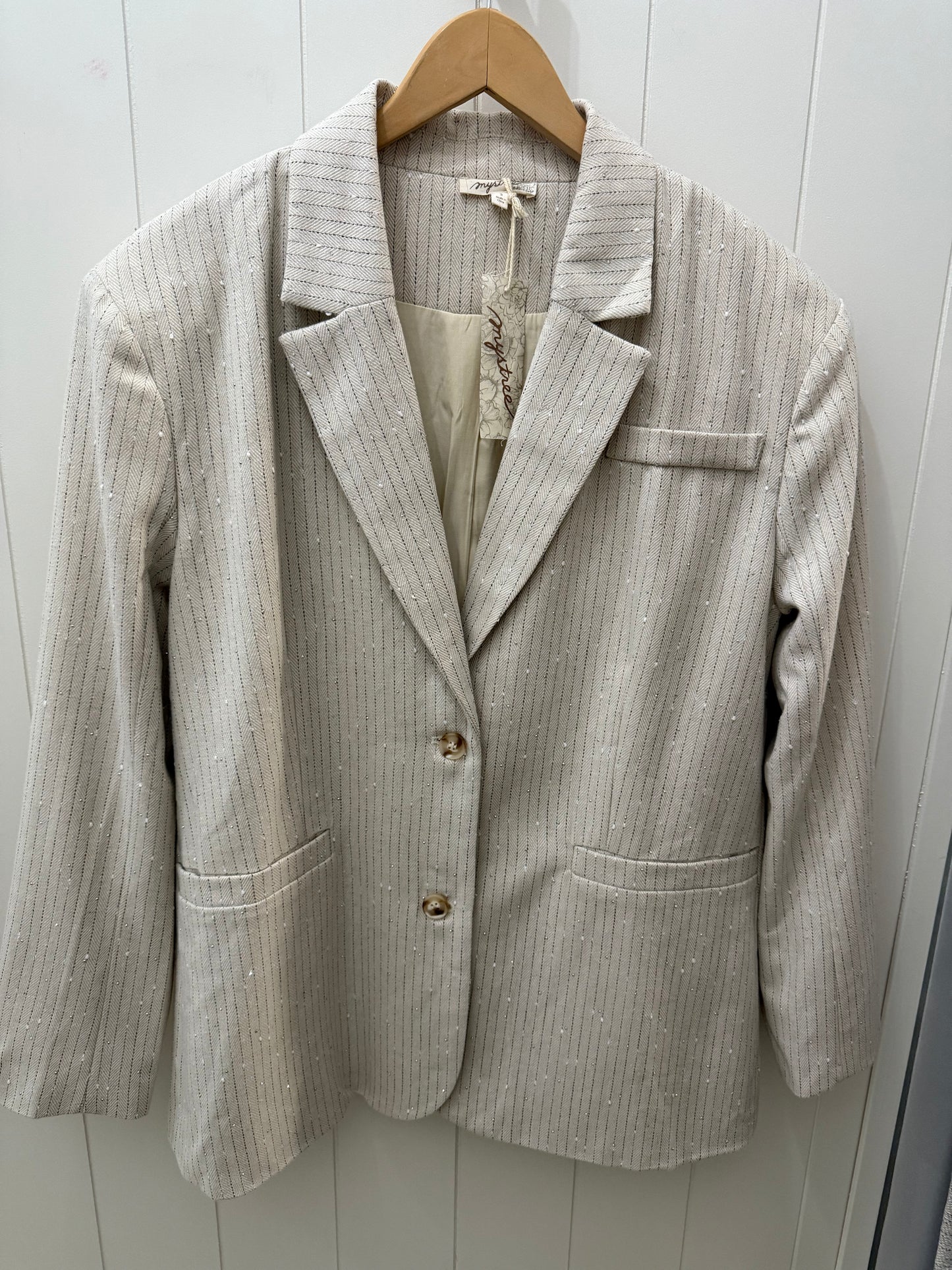 Sparkle Oversized Blazer