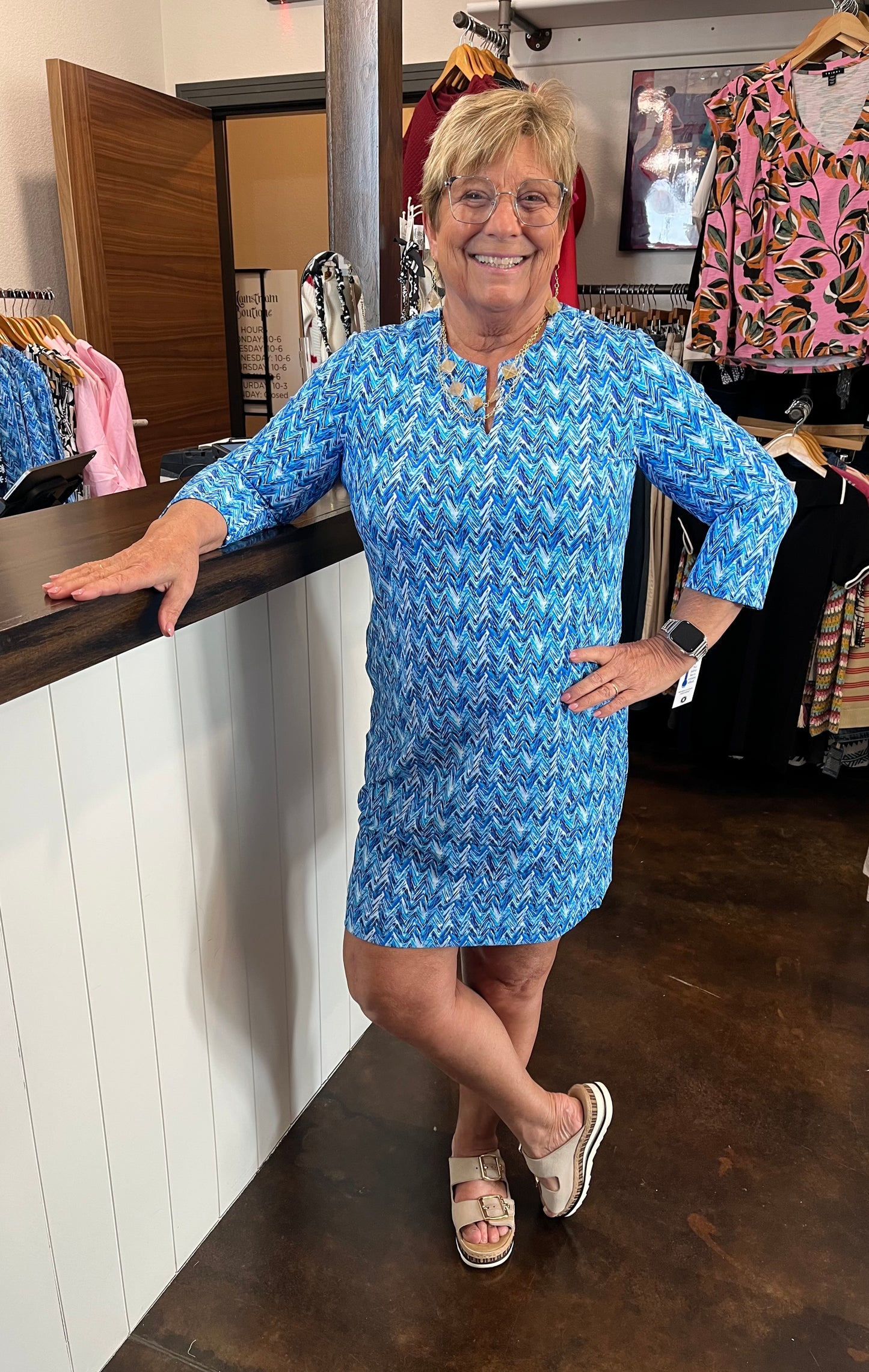 3/4 Sleeve Travel Dress