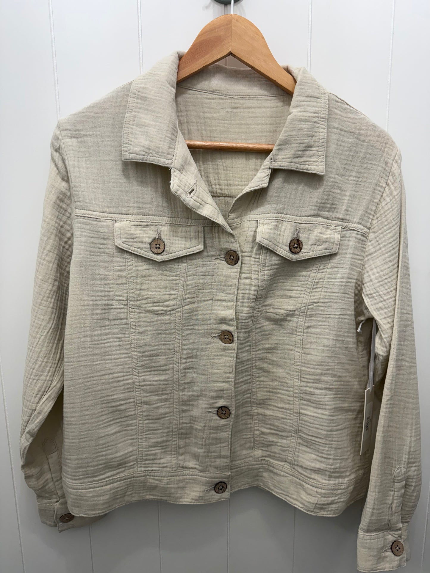 Gauze Jean Jacket