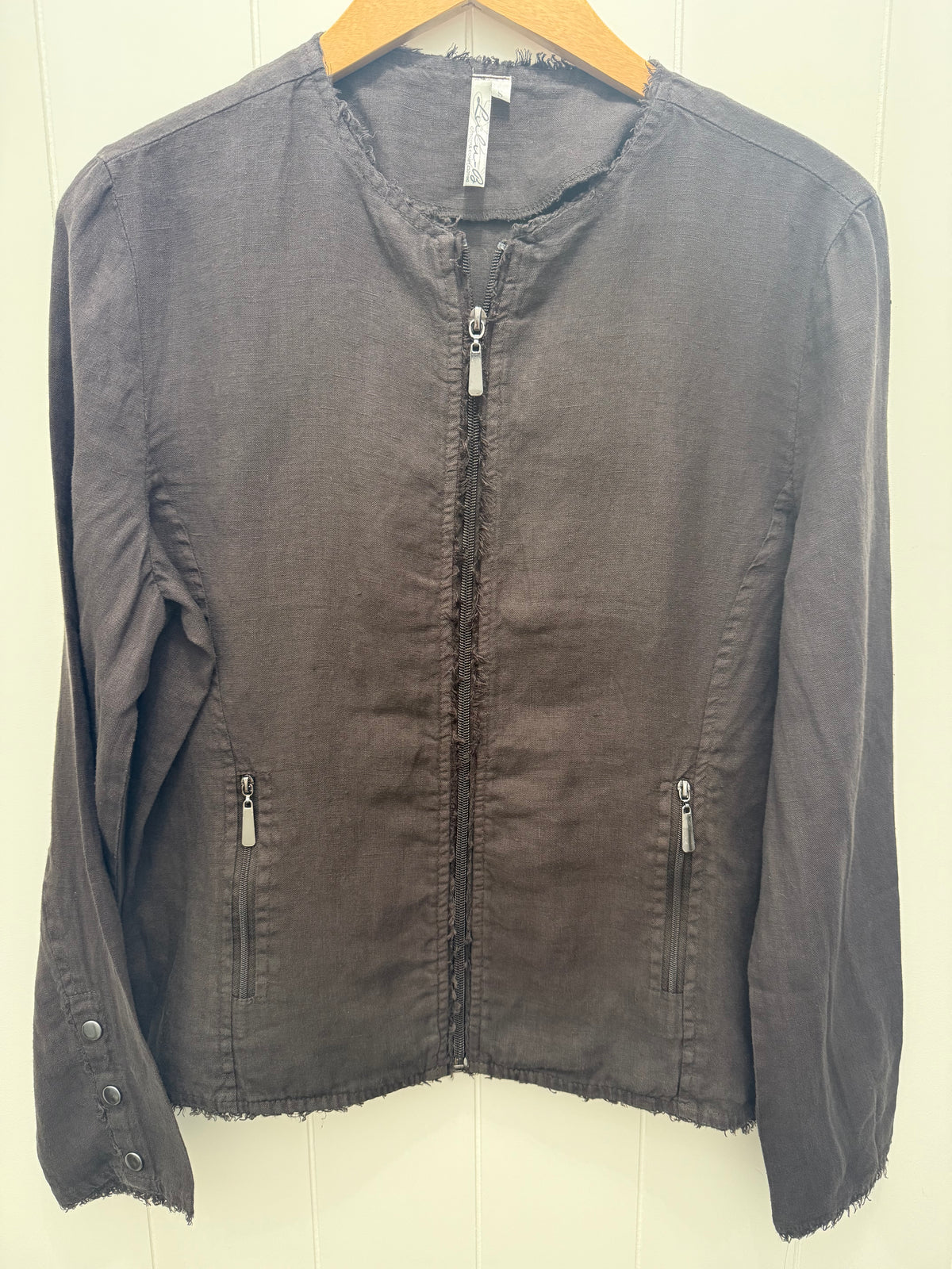 Fringed Linen Jacket