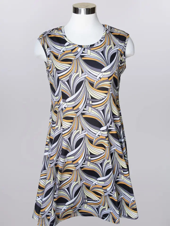 Abstract Pattern Dress