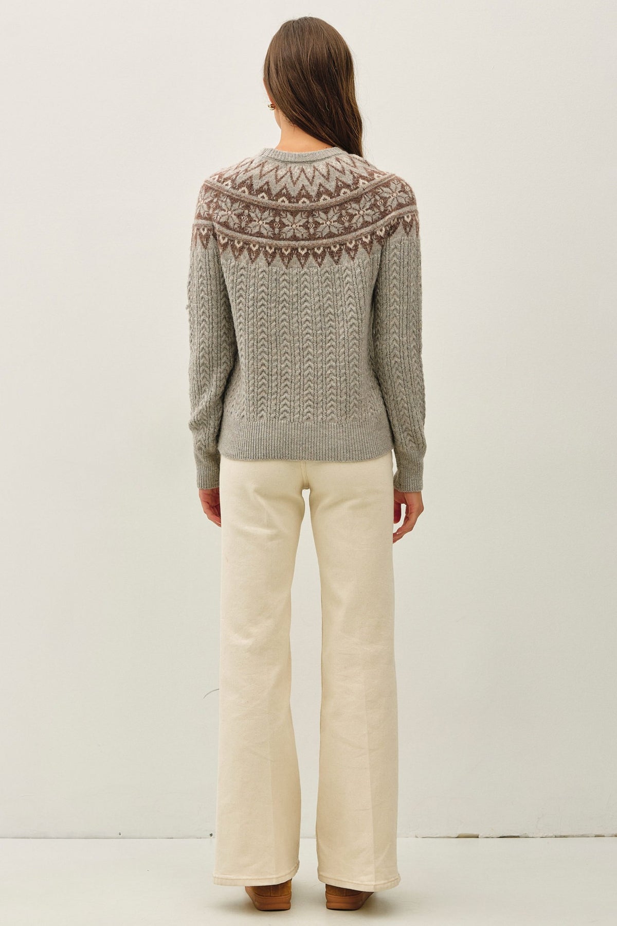 Nordic Print Sweater
