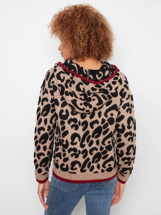 Printed Hooded Sweater