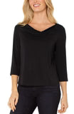 Draped Neck Sweater