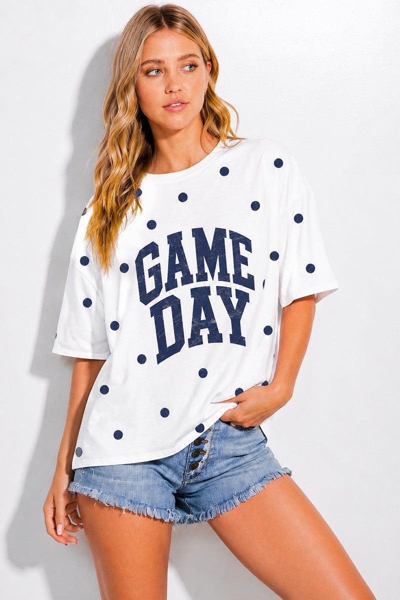 Polka Dot Game Day Tee