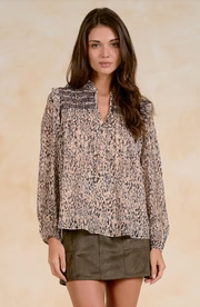 Printed Woven Top