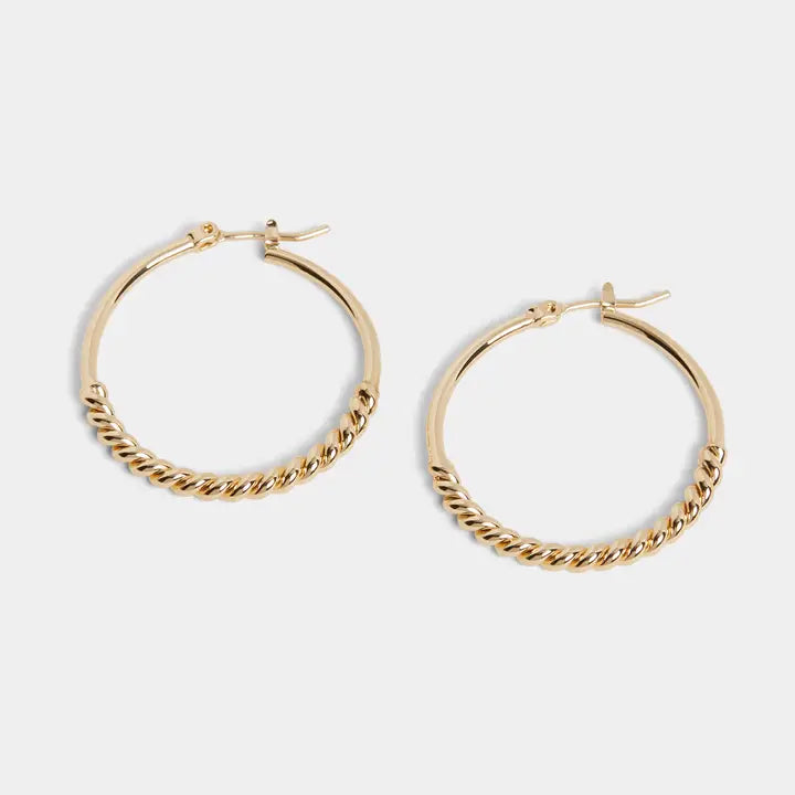 Twisted Hoop Earring