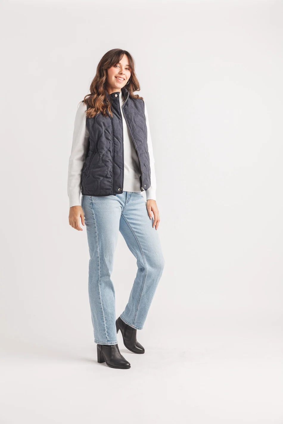 Quilted Zip Vest