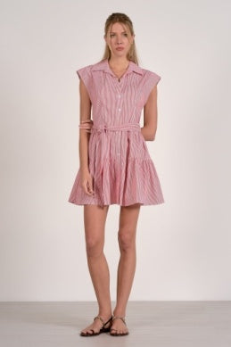 Belted Stripe Dress