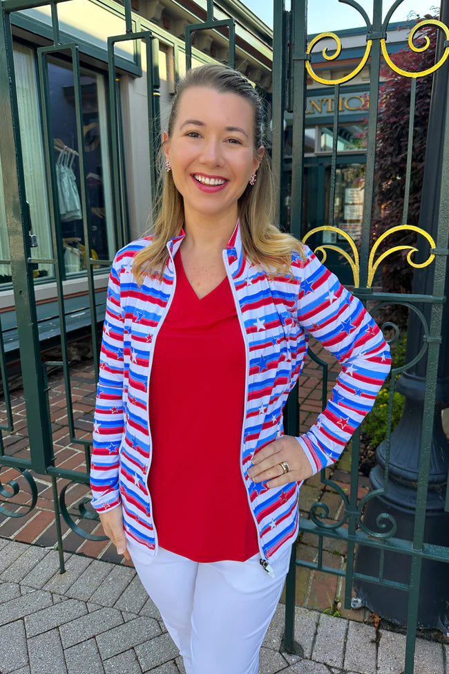 Stars and Stripes Zip Jacket