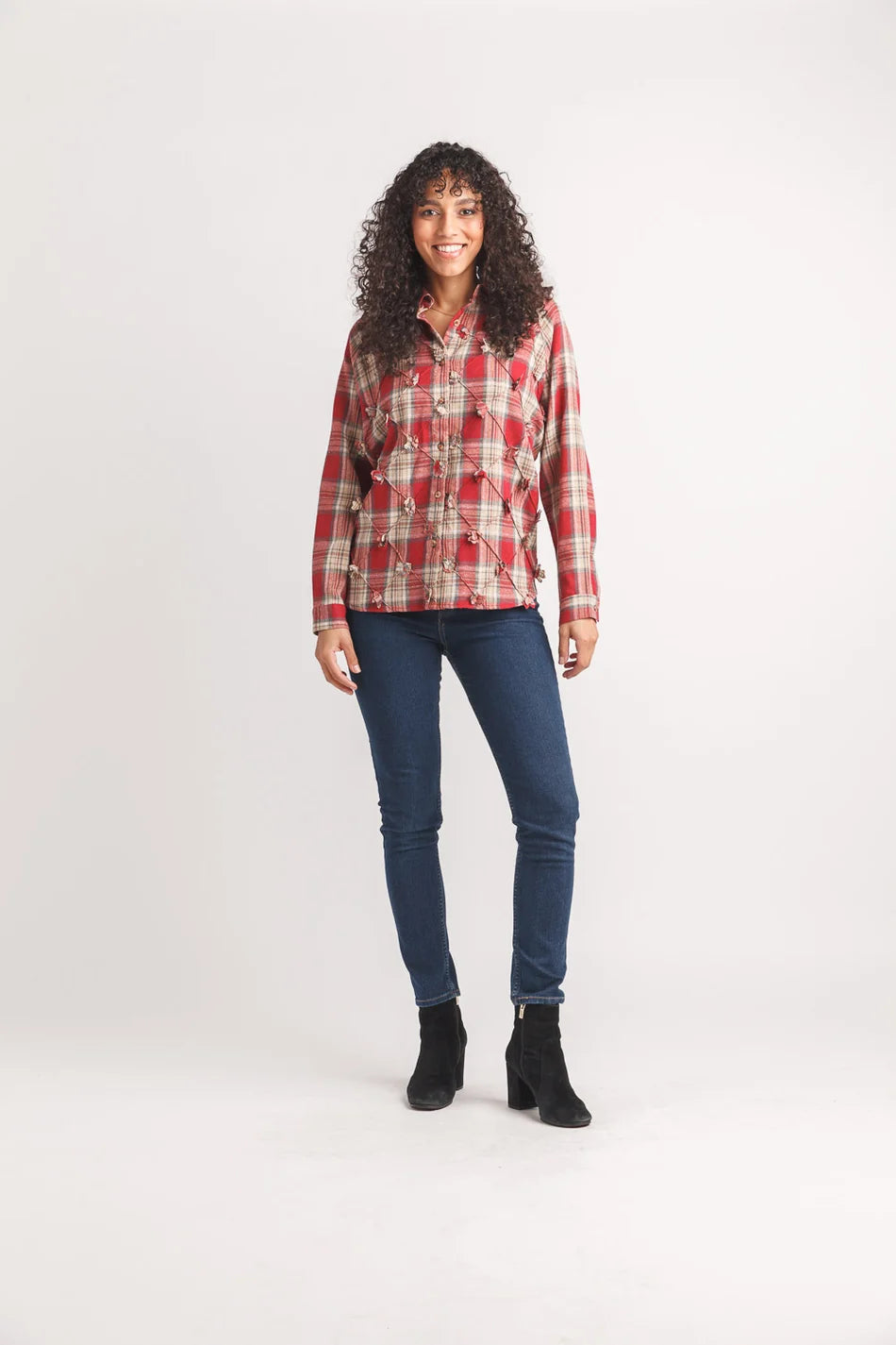 3D Plaid Shirt