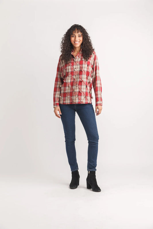 3D Plaid Shirt