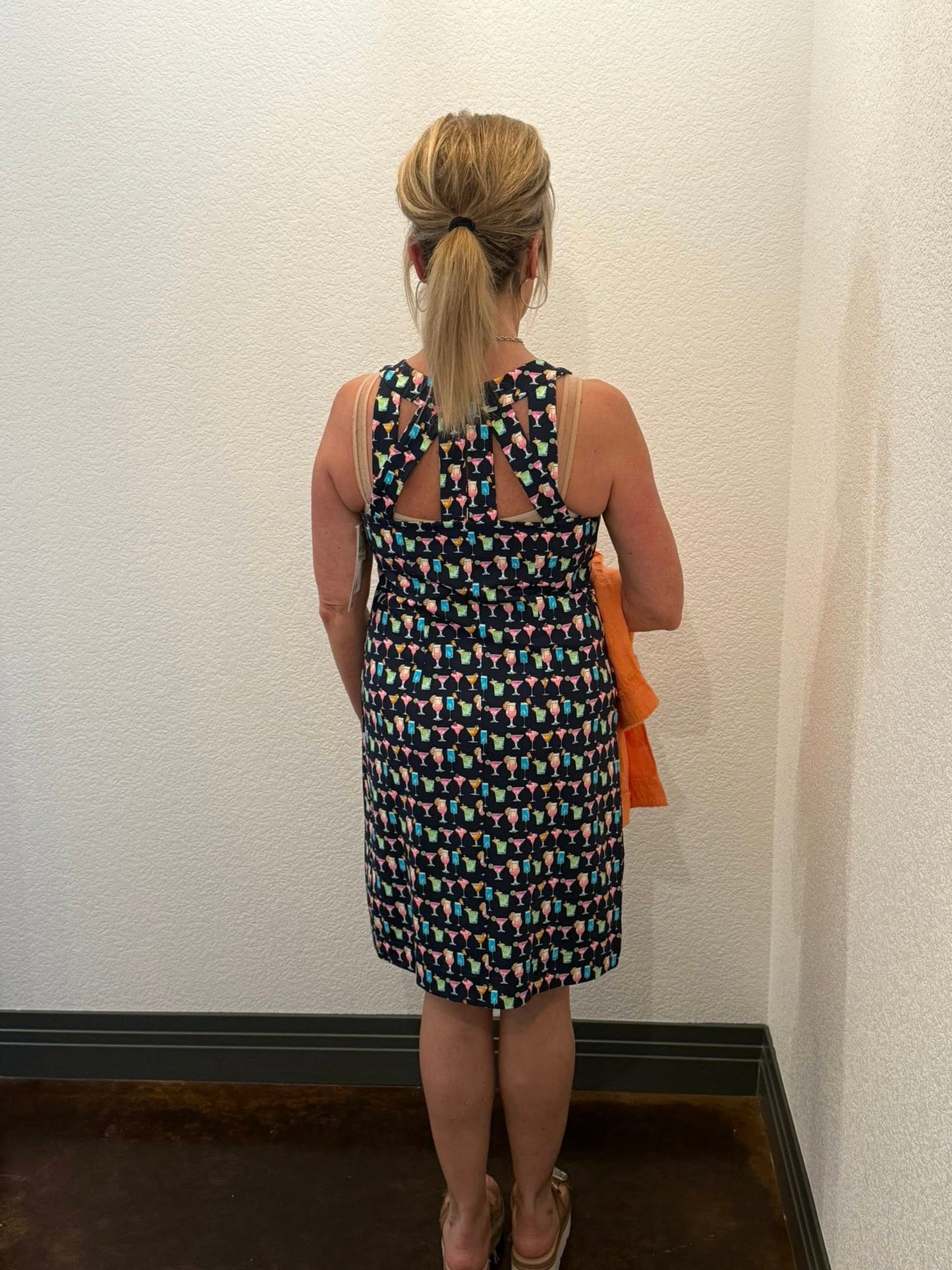 Sexy Back Short Dress