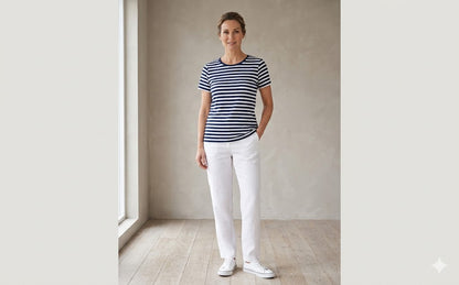 Mac and Me Striped Tee