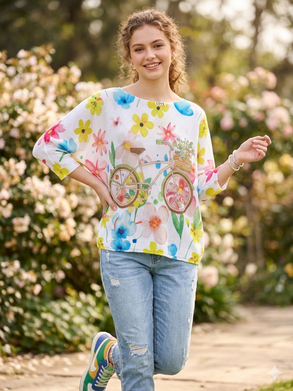 V-Neck Bike Top