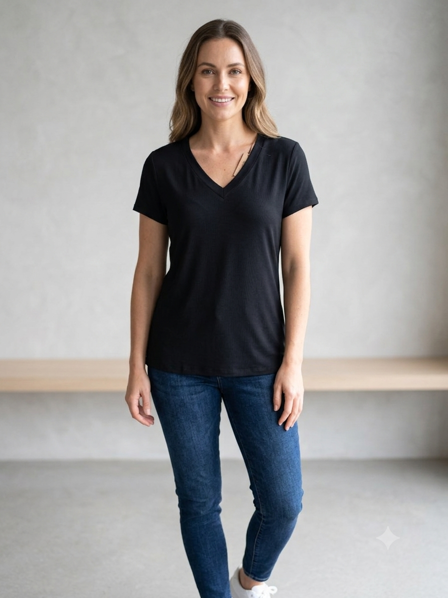Essential V-Neck Tee