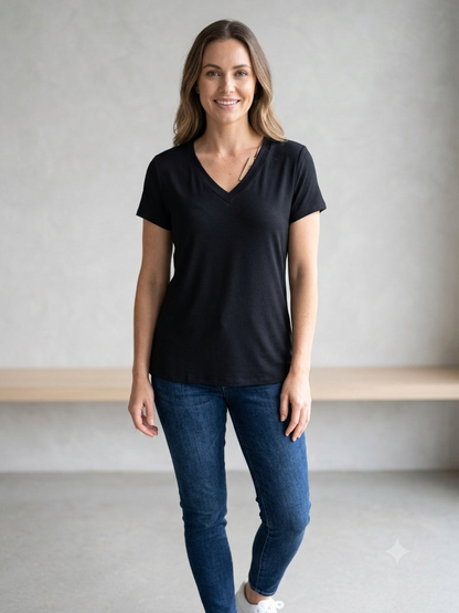 Essential V-Neck Tee