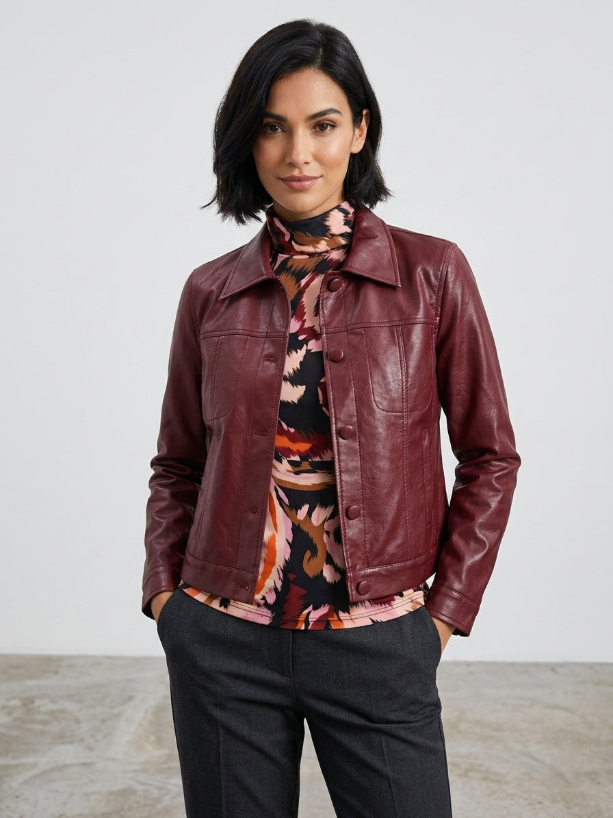 Lined PU Jacket
