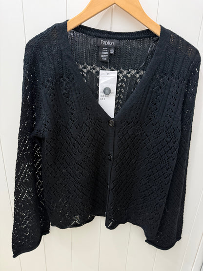 Pointelle Knit Cardigan