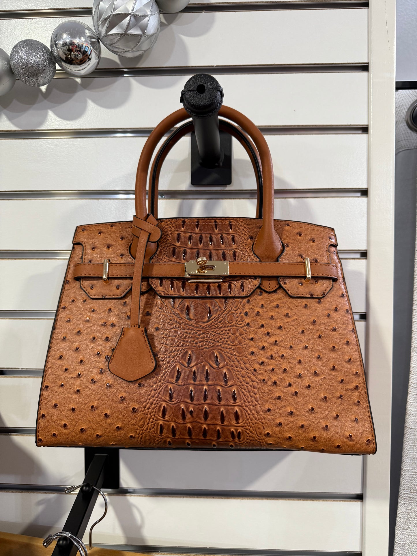 Virginia Ostrich Satchel