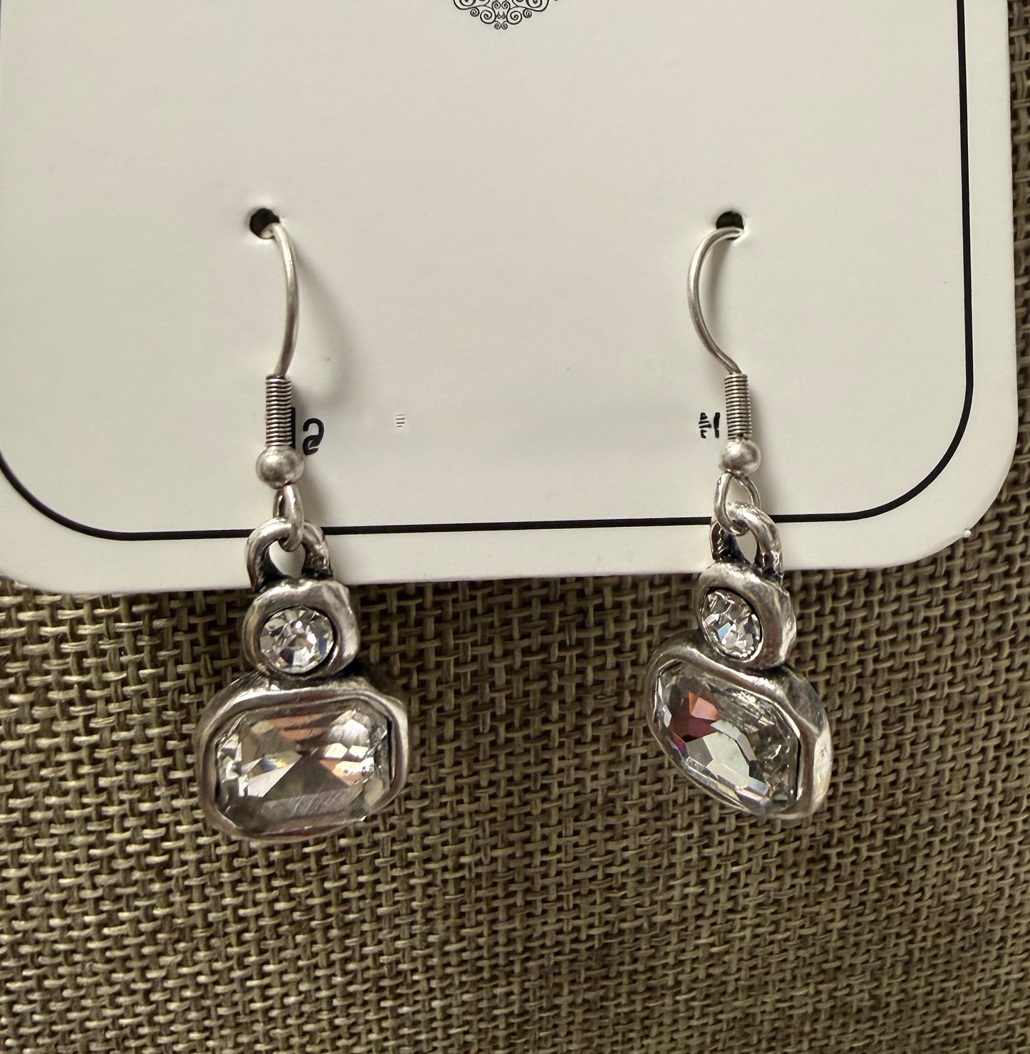 Clear Crystal Earrings