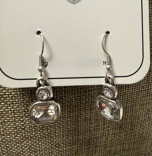 Clear Crystal Earrings
