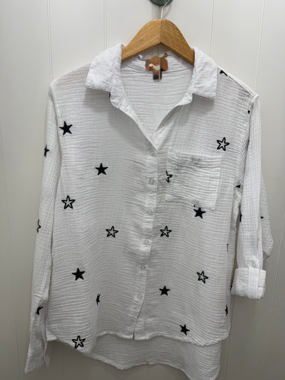 Double Gauze Star Top