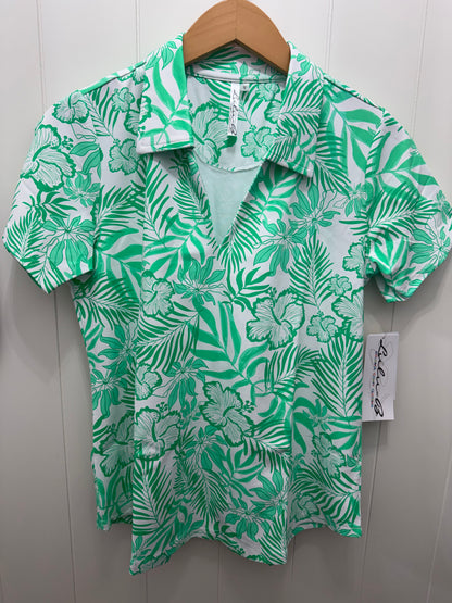 Short Sleeve Collar Top