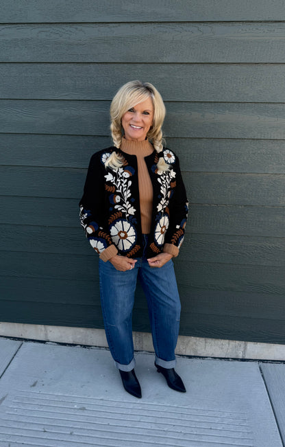 Embroidered Cotton Jacket