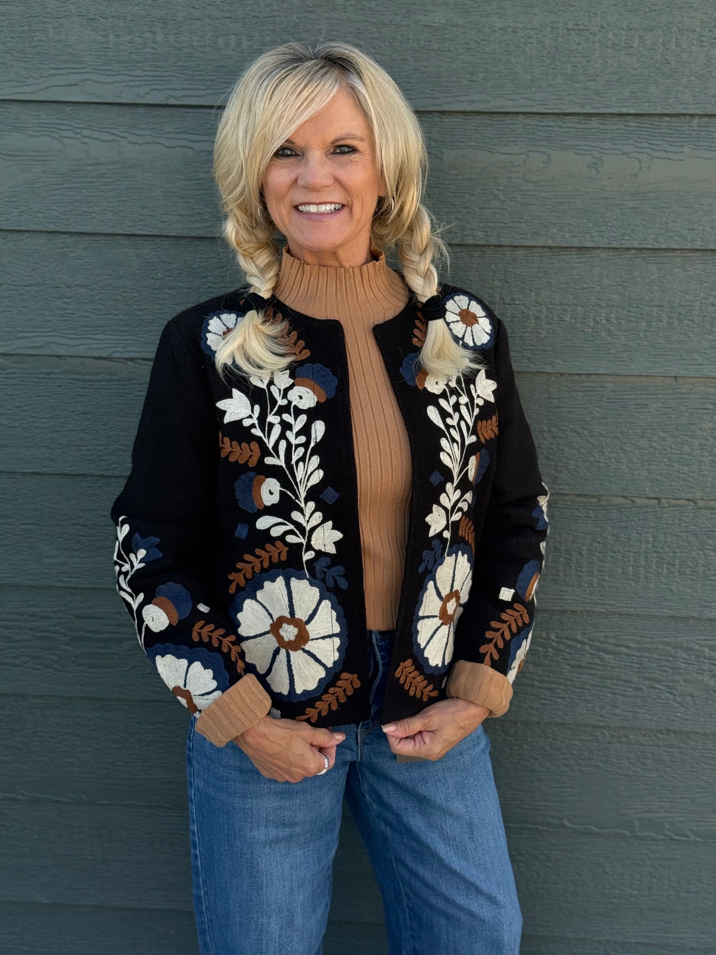 Embroidered Cotton Jacket