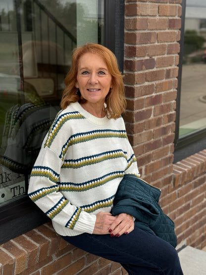 Crew Neck Pullover Sweater