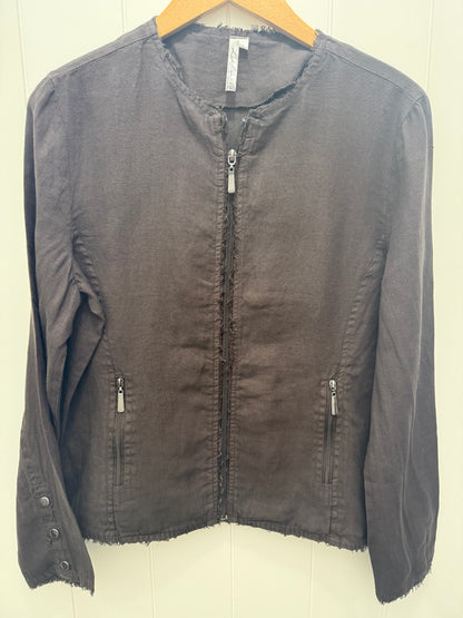 Fringed Linen Jacket