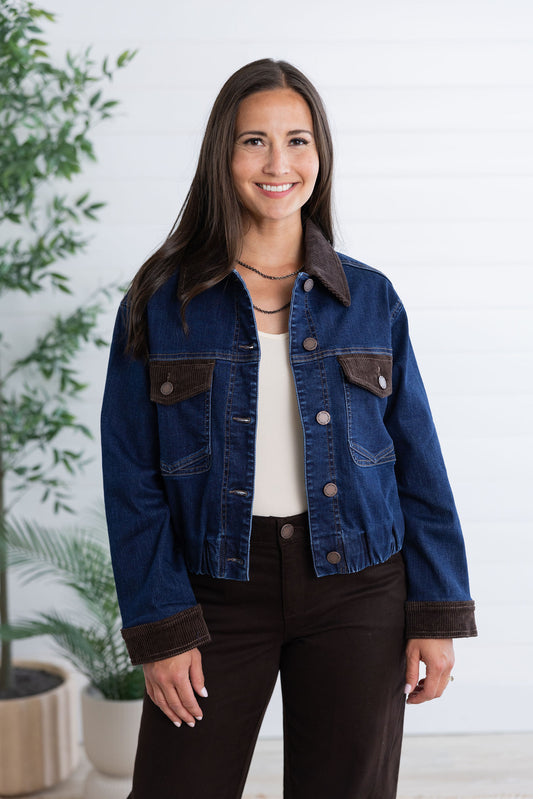 Bubble Hem Flap Pkt Jkt