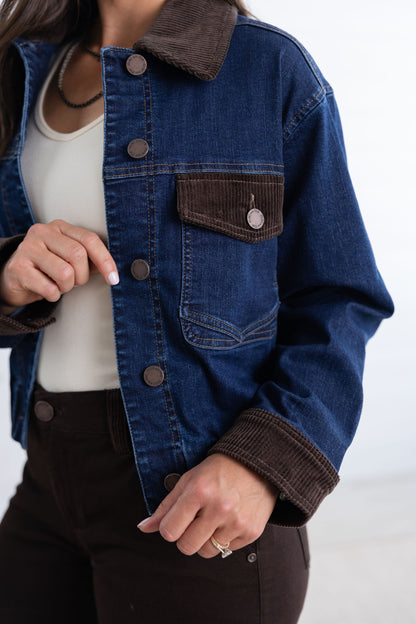 Bubble Hem Flap Pkt Jkt
