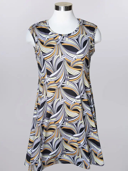 Abstract Pattern Dress