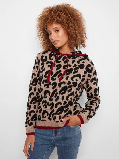 Printed Hooded Sweater