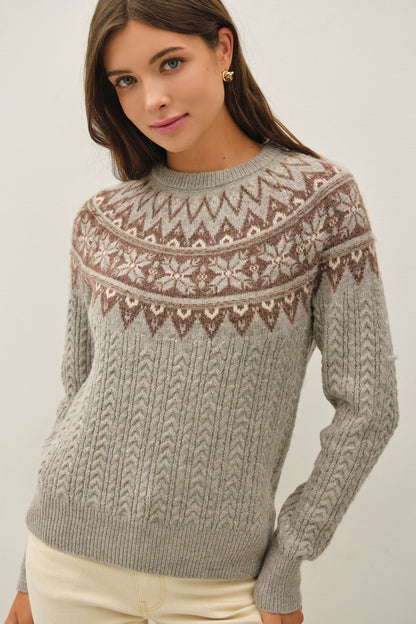 Nordic Print Sweater