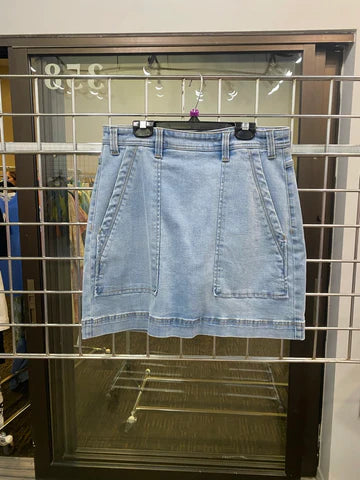 Audrey Denim Skort