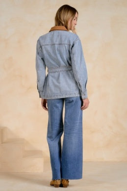Jacket W/Tie Belt