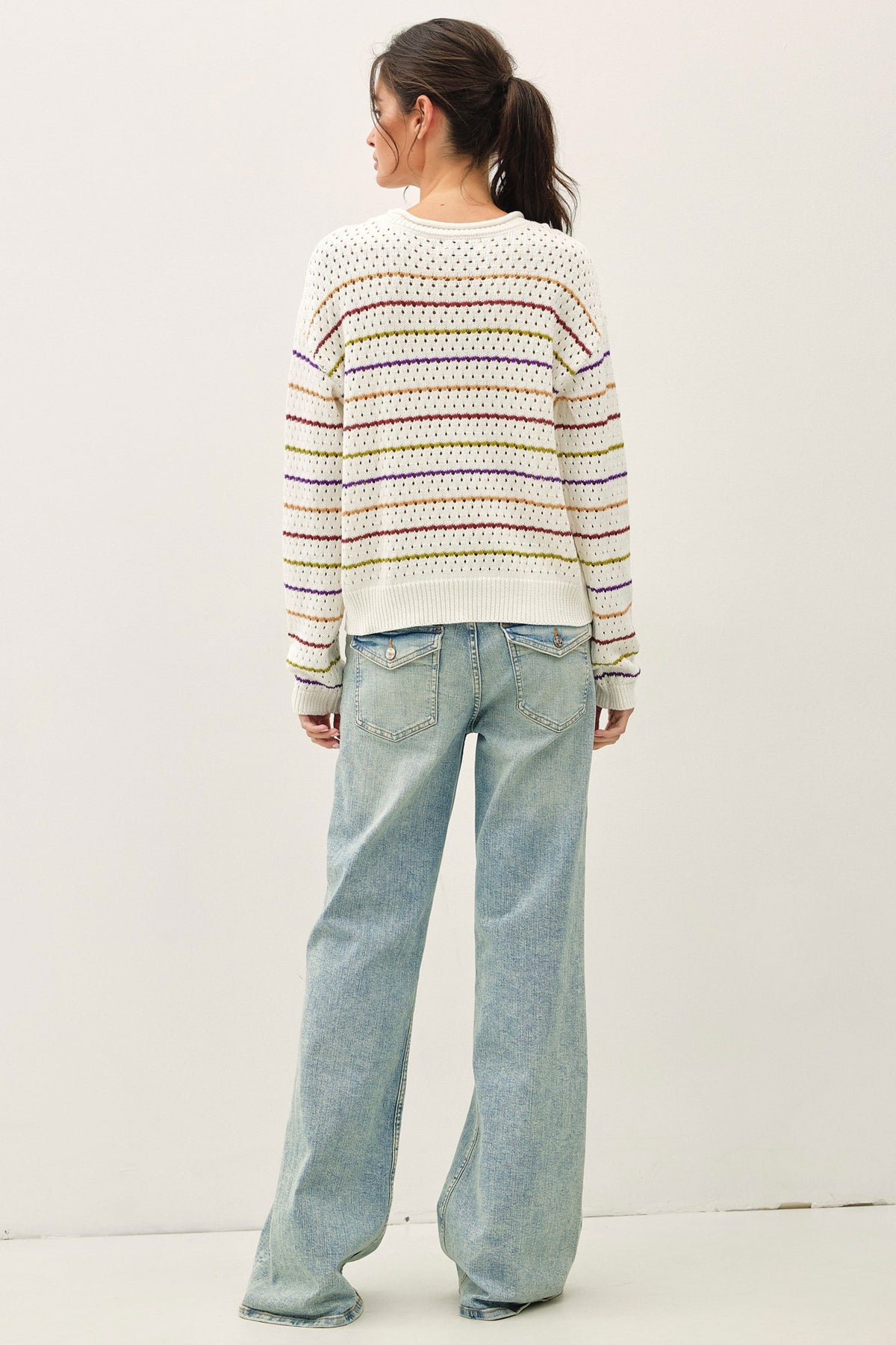 Multicolored Striped Sweater
