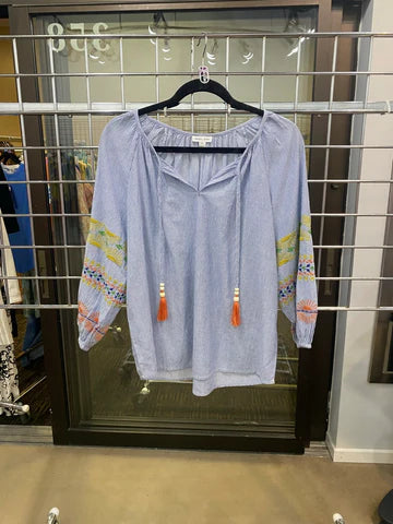 Blouse W/Embroidery