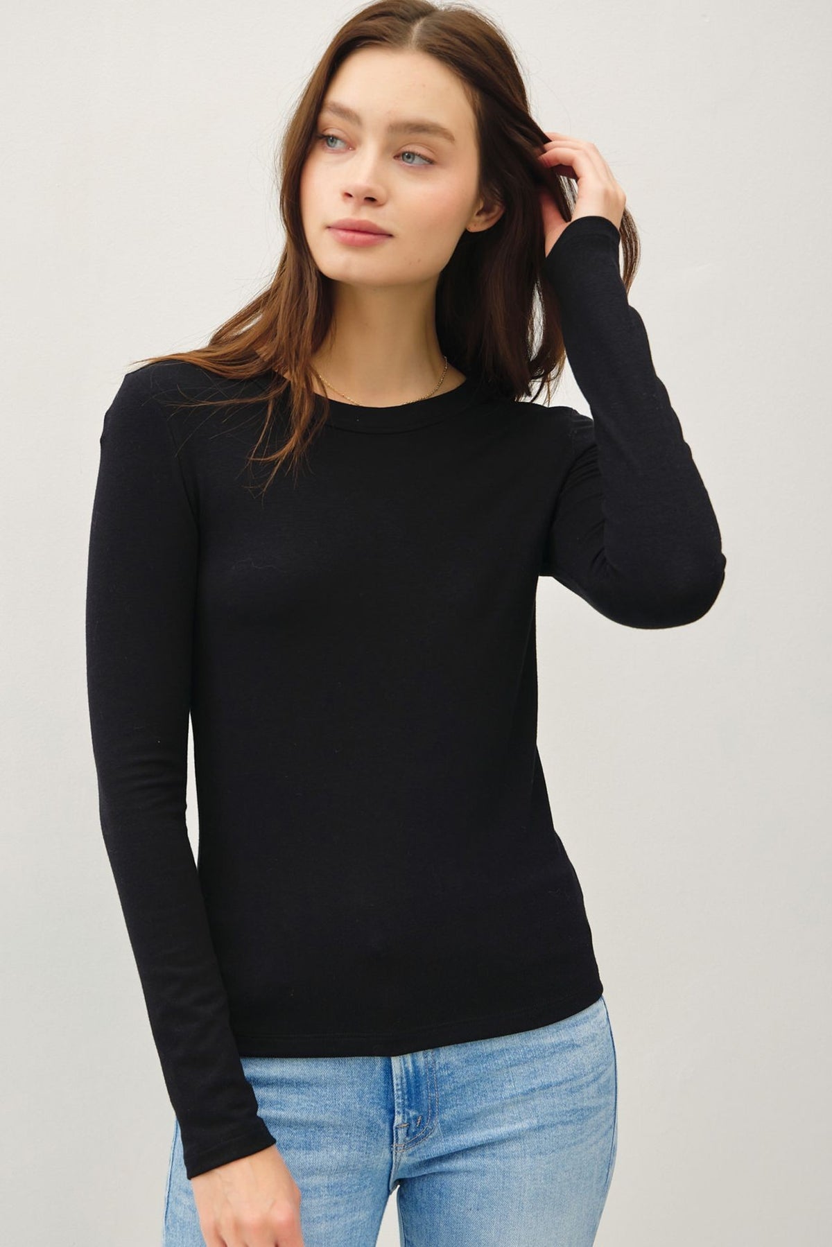 Crew Neck Long Sleeve