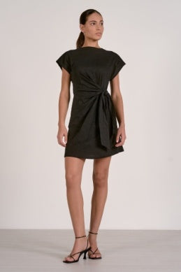 Side Tie T-shirt Dress