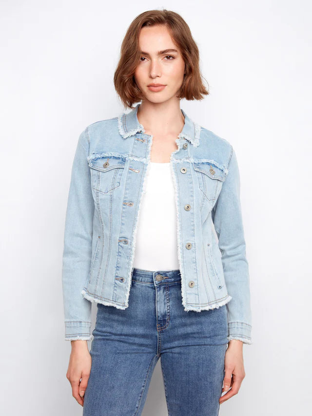 Fringe Edge Denim Jacket
