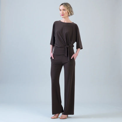 Straight Leg Pants W/Pockets