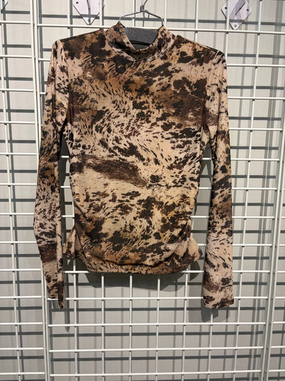 Long Sleeve Mock Neck Top