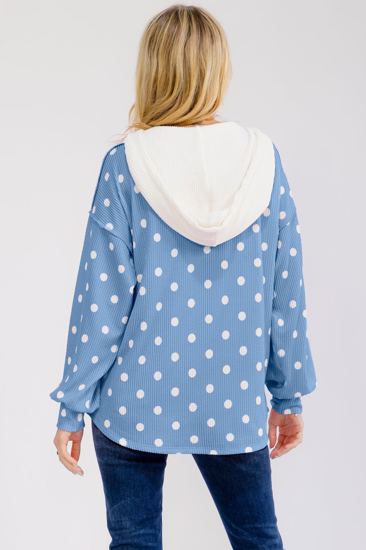 Polka Dot Hoodie