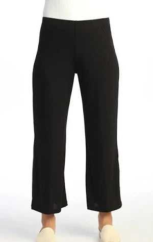 Wide Leg Ankle Pant W/Slit