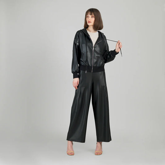 Liquid Leather Hoodie